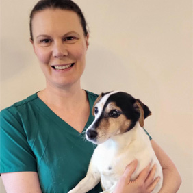 clare celebrates 20 years at Eastcott Vets in Swindon